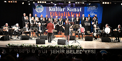 Kayseri'de Kent Korosu Türk Sanat Müziği Konseri