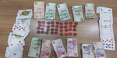 Kayseri'de kumar oynayan 17 kişiye 30 bin 923 lira ceza
