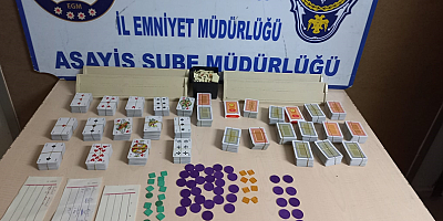 Kayseri'de kumar oynayan 22 kişiye 40 bin lira ceza uygulandı