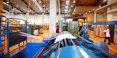 Kayseri'de lise öğrencileri yatak üretimine başladı