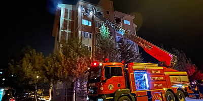 Kayseri'de madde bağımlısı genç evini yaktı