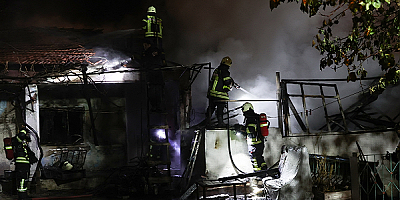 Kayseri'de müstakil evde çıkan yangın hasara yol açtı