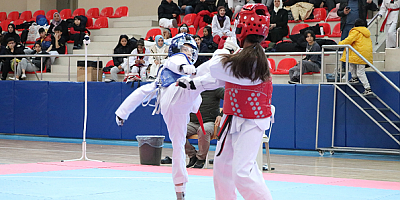 Kayseri'de Okul Sporları Yıldızlar Taekwondo İl Birinciliği müsabakaları başladı