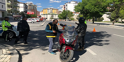 Kayseri'de oto hırsızlık polisleri denetim yaptı