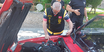 Kayseri'de oto hırsızlık polisleri denetim yaptı