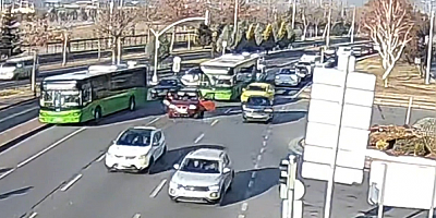 Kayseri'de Otobüs Şoföründen 