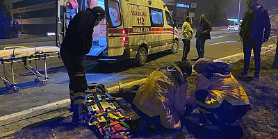 Kayseri'de otomobiliyle ağaca çarpan sürücü yaralandı