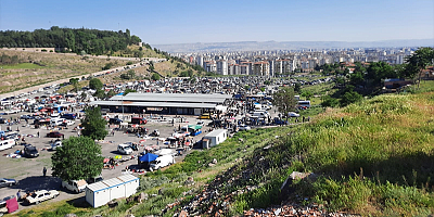 Kayseri'de polis ekipleri bit pazarını denetledi
