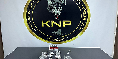 Kayseri'de polis ekiplerince uyuşturucu madde ele geçirildi