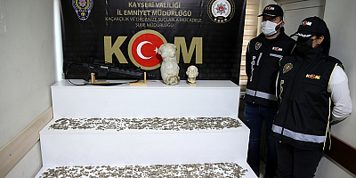 Kayseri'de Roma ve Bizans dönemlerine ait 5 bin 100 sikke bulundu