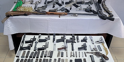 Kayseri'de ruhsatsız tabanca imal ettiği iddiasıyla 5 zanlı yakalandı