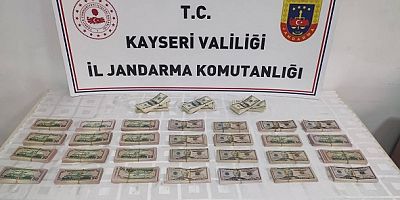 Kayseri'de sahte dolar operasyonu