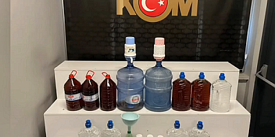 Kayseri'de sahte içki operasyonu