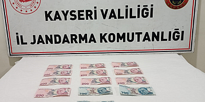 Kayseri'de sahte para operasyonu
