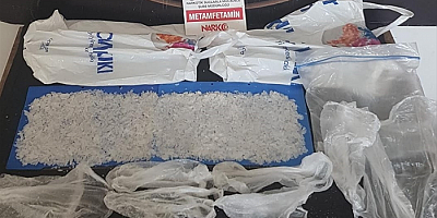 Kayseri'de salça bidonuna gizlenmiş sentetik uyuşturucu ele geçirildi