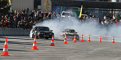 Kayseri'de Slalom Oto Yarışması düzenlendi