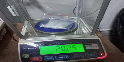 Kayseri'de şüphe üzerine durdurulan araçtaki kişiden uyuşturucu çıktı