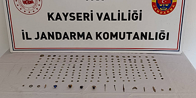 Kayseri'de tarihi eser kaçakçılığı operasyonu