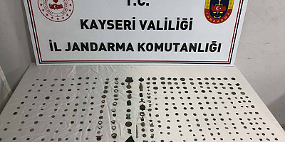 Kayseri'de tarihi eser operasyonu