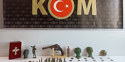 Kayseri'de tarihi eser operasyonunda 1 kişi yakalandı