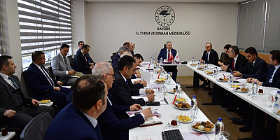Kayseri'de Tarımsal Üretim Planlama toplantısı yapıldı