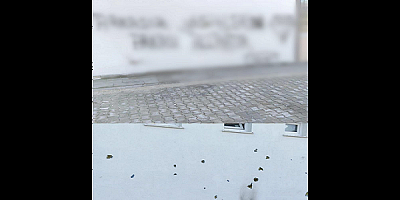 Kayseri'de taziye evinin duvarına yazı yazan çocuk yakalandı