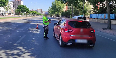 Kayseri'de trafik denetimleri gerçekleştirildi