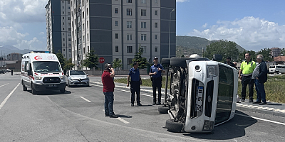 Kayseri'de trafik kazasında 2 kişi yaralandı