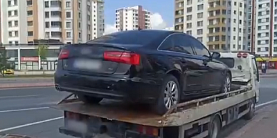 Kayseri'de uygunsuz çakar kullanan araç sürücüsü ve sahibine ceza 