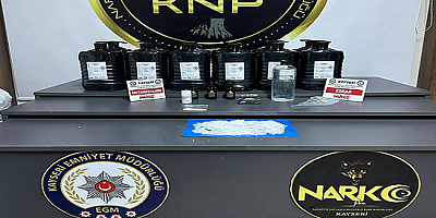 Kayseri'de uyuşturucu madde ticareti yapan 2 kişi yakalandı