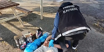 Kayseri'de uyuşturucu operasyonunda 1 kişi gözaltına alındı