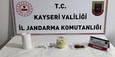 Kayseri'de uyuşturucu operasyonunda 1 şüpheli yakalandı