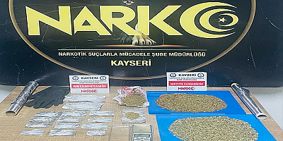 Kayseri'de uyuşturucu operasyonunda 11 şüpheli yakalandı