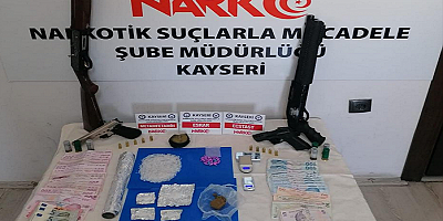 Kayseri'de uyuşturucu operasyonunda 15 şüpheli yakalandı