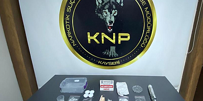 Kayseri'de uyuşturucu operasyonunda 2 şüpheli yakalandı