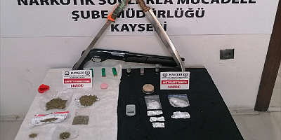 Kayseri'de uyuşturucu operasyonunda 2 şüpheli yakalandı