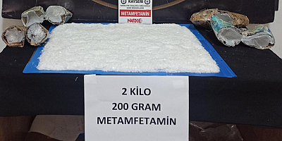 Kayseri'de uyuşturucu operasyonunda 2 zanlı yakalandı