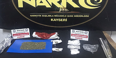 Kayseri'de uyuşturucu operasyonunda 2 zanlı yakalandı