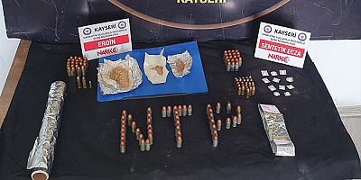 Kayseri'de uyuşturucu operasyonunda 2 zanlı yakalandı