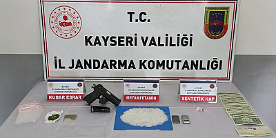 Kayseri'de uyuşturucu operasyonunda 2 zanlı yakalandı
