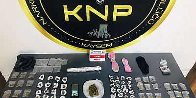 Kayseri'de uyuşturucu operasyonunda 3 şüpheli yakalandı