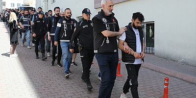 Kayseri'de uyuşturucu operasyonunda 31 zanlı yakalandı