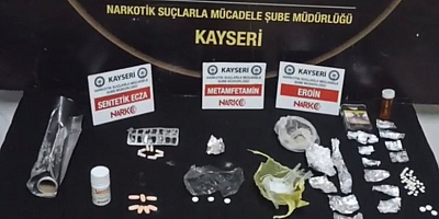 Kayseri'de uyuşturucu operasyonunda 7 şüpheli gözaltına alındı