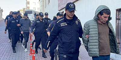 Kayseri'de uyuşturucu operasyonunda 8 şüpheli yakalandı