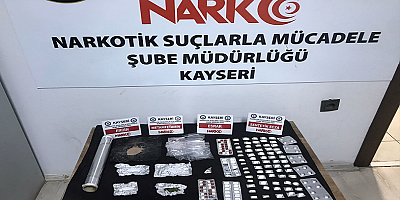 Kayseri'de uyuşturucu operasyonunda 9 şüpheli yakalandı