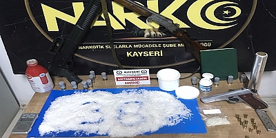 Kayseri'de uyuşturucu operasyonunda bir şüpheli yakalandı