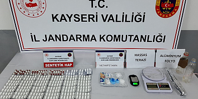 Kayseri'de uyuşturucu operasyonunda bir şüpheli yakalandı