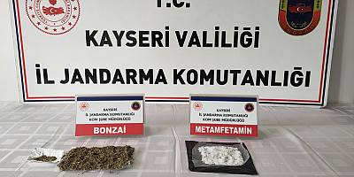 Kayseri'de uyuşturucu operasyonunda bir zanlı yakalandı