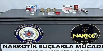 Kayseri'de uyuşturucu operasyonunda yabancı uyruklu 2 şüpheli yakalandı