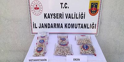Kayseri'de uyuşturucu taşıyan yabancı uyruklu 3 kişi yakalandı